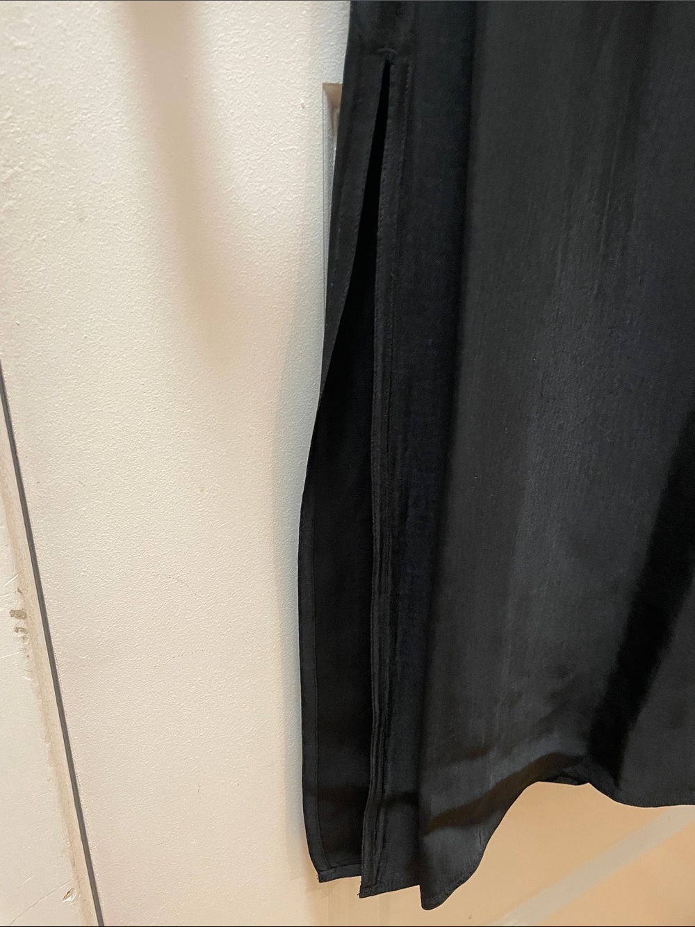 J. Crew Black Maxi Shirt Dress - Picture 3 of 6